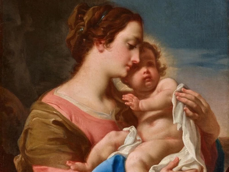 1703-Corrado Giaquinto - La Vergine col Bambino